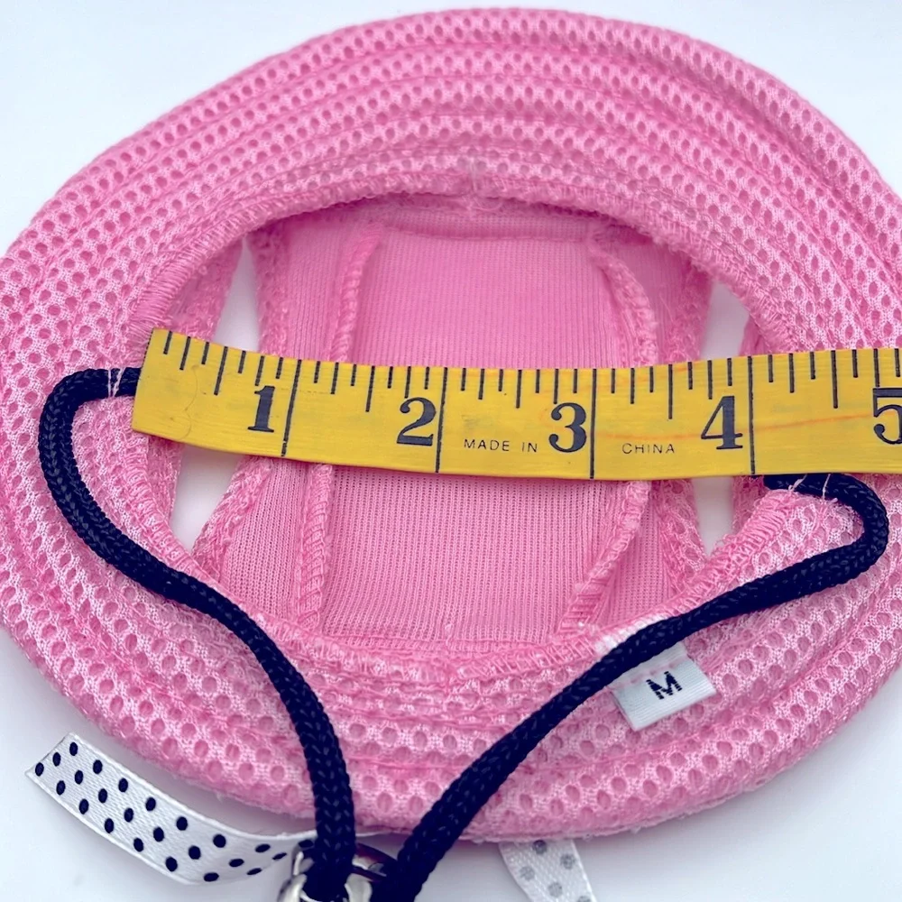 ADJUSTABLE DOG CAP WITH EAR HOLES FOR SUN PROTECTION AND GROOMING